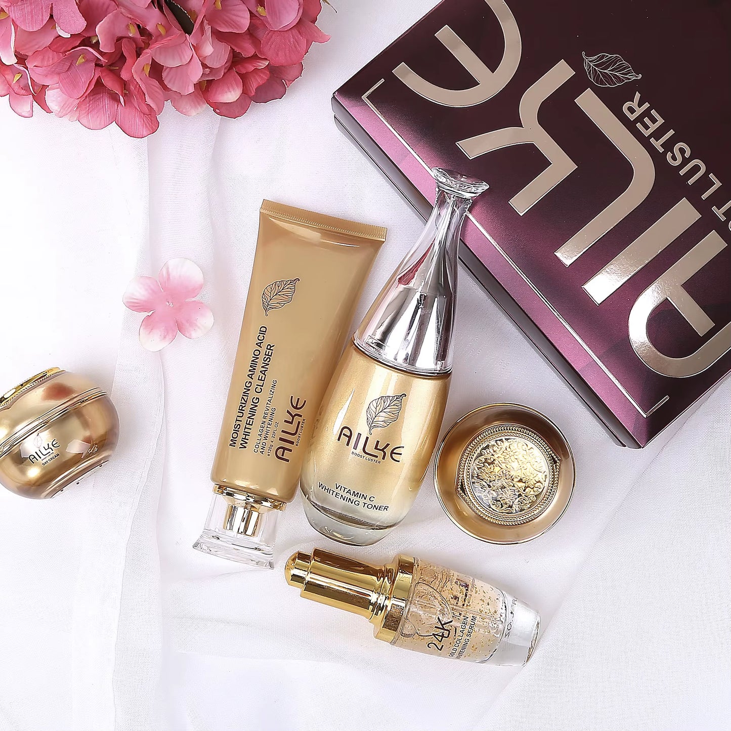 Cosmetics Facial Skin Care Sets Moisturizing Whitening Sleeping Women Beauty Wrinkle Cream Face Products Female Wholesale