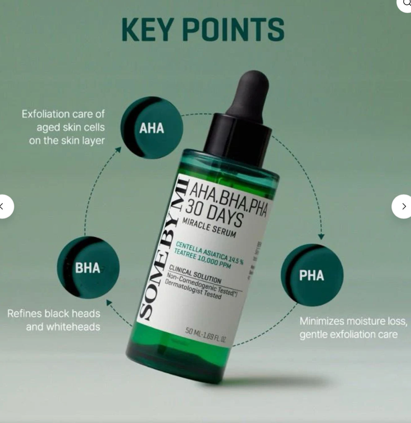 Corea Del Sur SOMEBYMI Saber Honey Tea Tree Three Acid Essence 50Ml Adecuado Para El Control Del Aceite De La Piel Sensible Al Acné