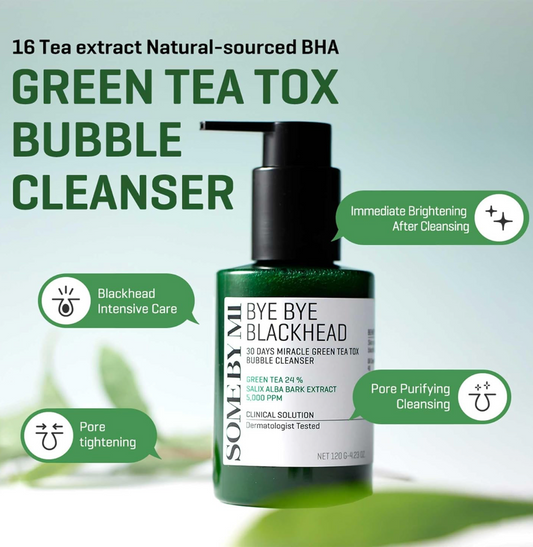 Corea Del Sur SOMEBYMI Saber Honey Tea Tree Three Acid Essence 50Ml Adecuado Para El Control Del Aceite De La Piel Sensible Al Acné