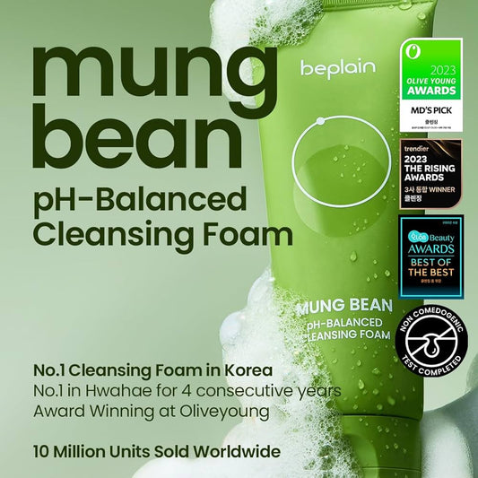 Beplain - Espuma Limpiadora Mung Bean
