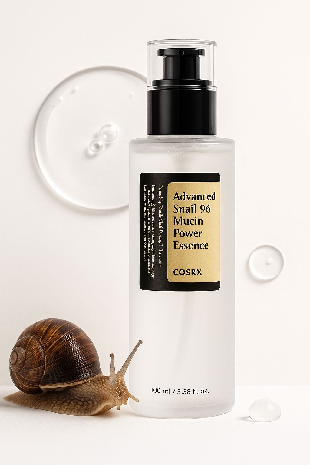 Esencia de Caracol COSRX Snail 96 Mucin | Sérum Hidratante Coreano K-Beauty Borelibeauty